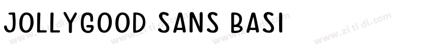 JollyGood Sans Basi字体转换